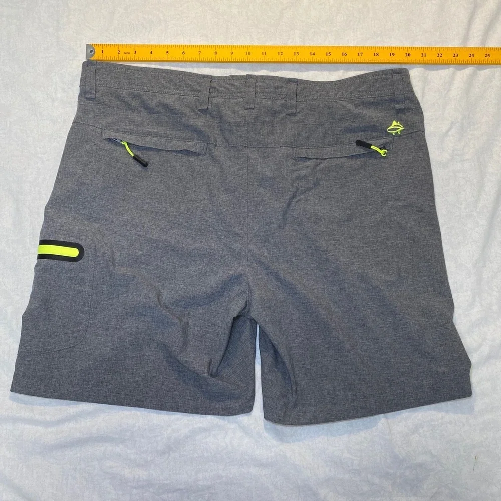 Loco Skail Performance Fishing Hybrid Shorts‎ Mens 42 Gray Tan 2 Pair Bundle